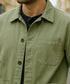 Veste verte 'Broad Bro ' en Sergé de Coton